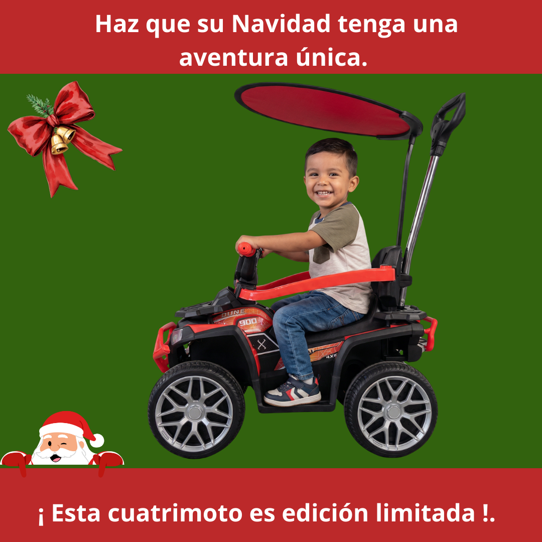 Cuatrimoto Eléctrica con  Carpa - Control Remoto